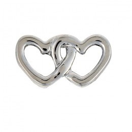 Talisman Reflexions Silver Double Heart